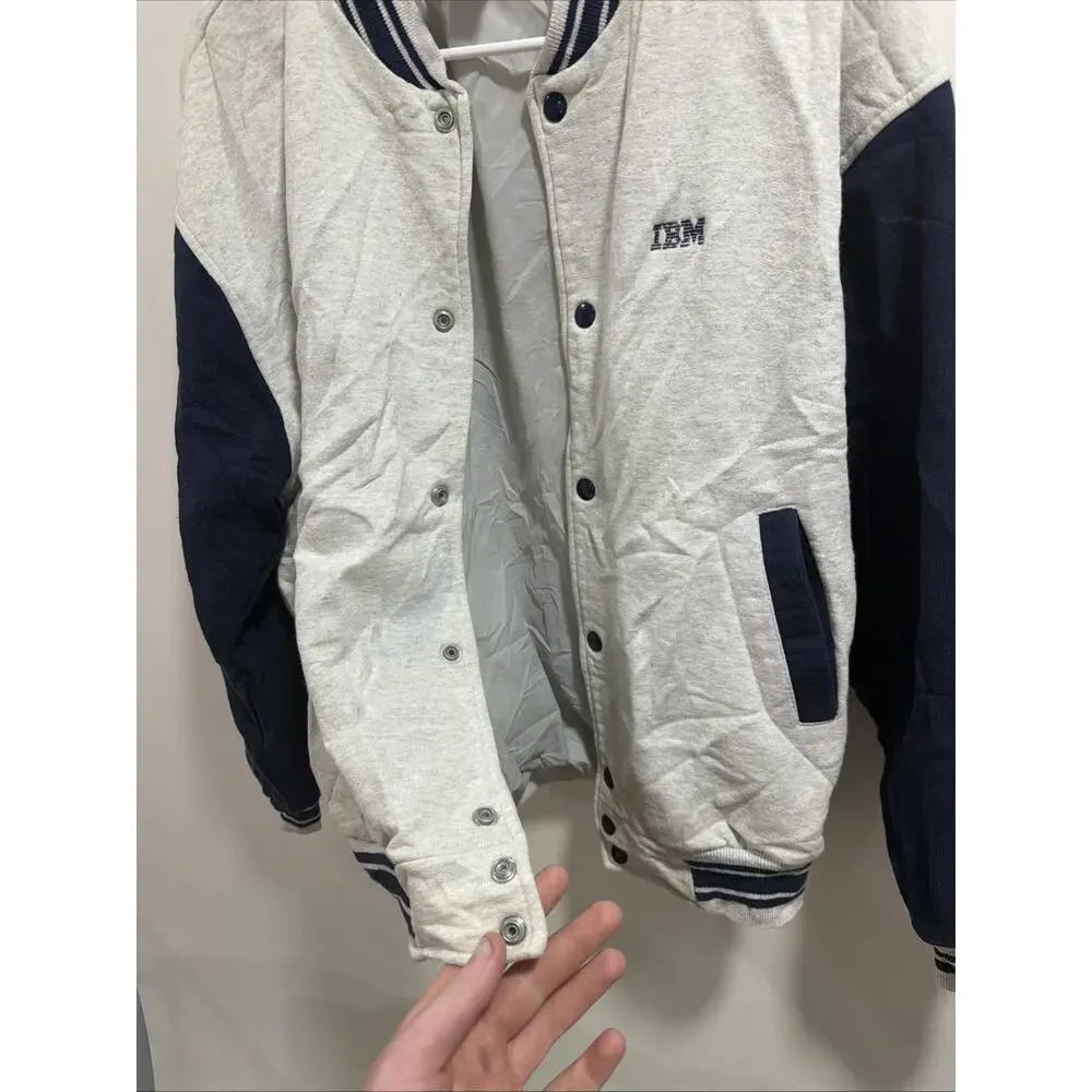 Vintage IBM Varsity Jacket Size L